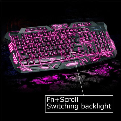 LED Game Keyboard 3 Colors