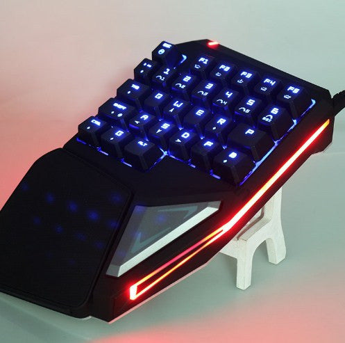 Mechanical Gaming Keyboard Single Hand Operation
