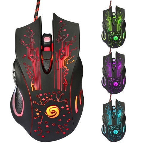 3200DPI LED Optical 6D USB Wired Gaming Mouse