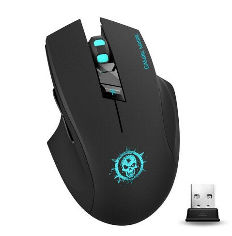 Noiseless Wireless Optical Gaming Mouse